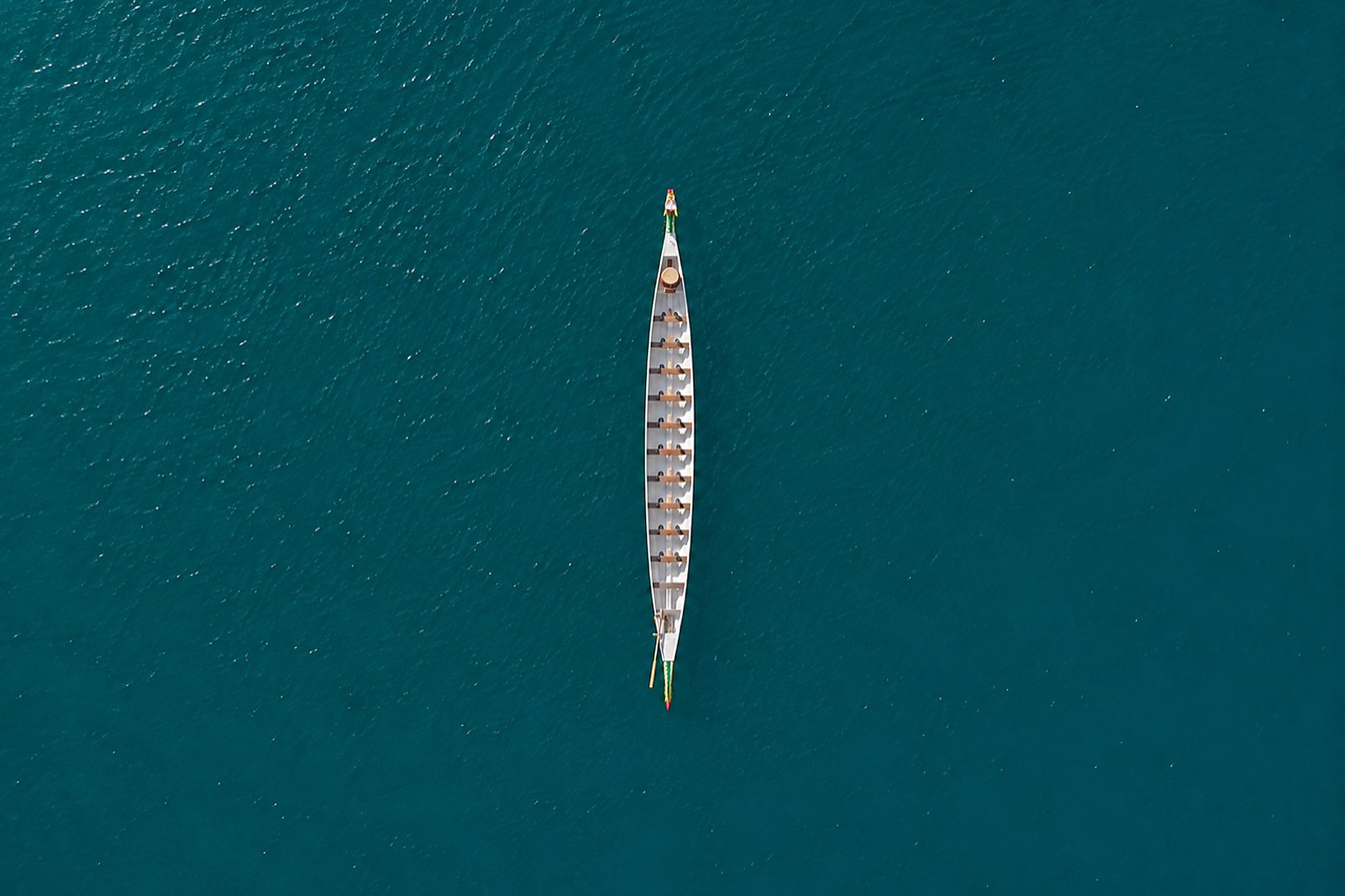 Top view of Standard Dragon Boat